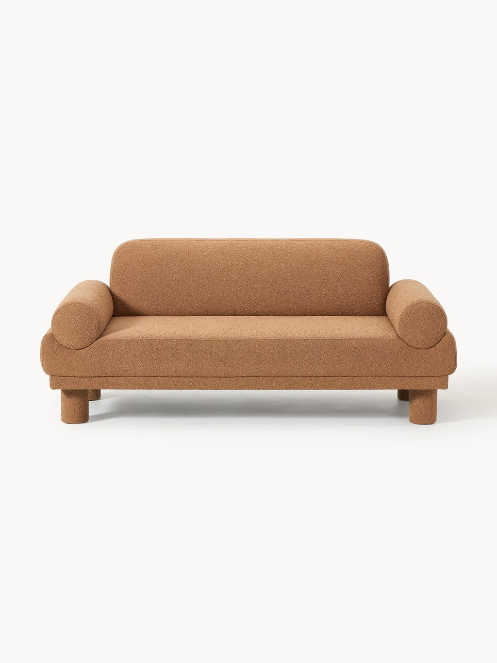 Lilo Bouclé Sofa (2-seater) — Camel