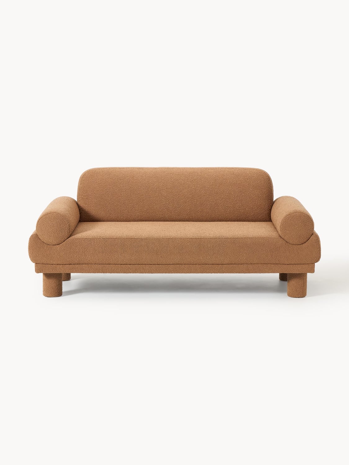 Lilo Bouclé Sofa (2-seater) — Camel