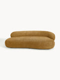 Alba Sofa (3-seater) in Teddy Bouclé — Caramel