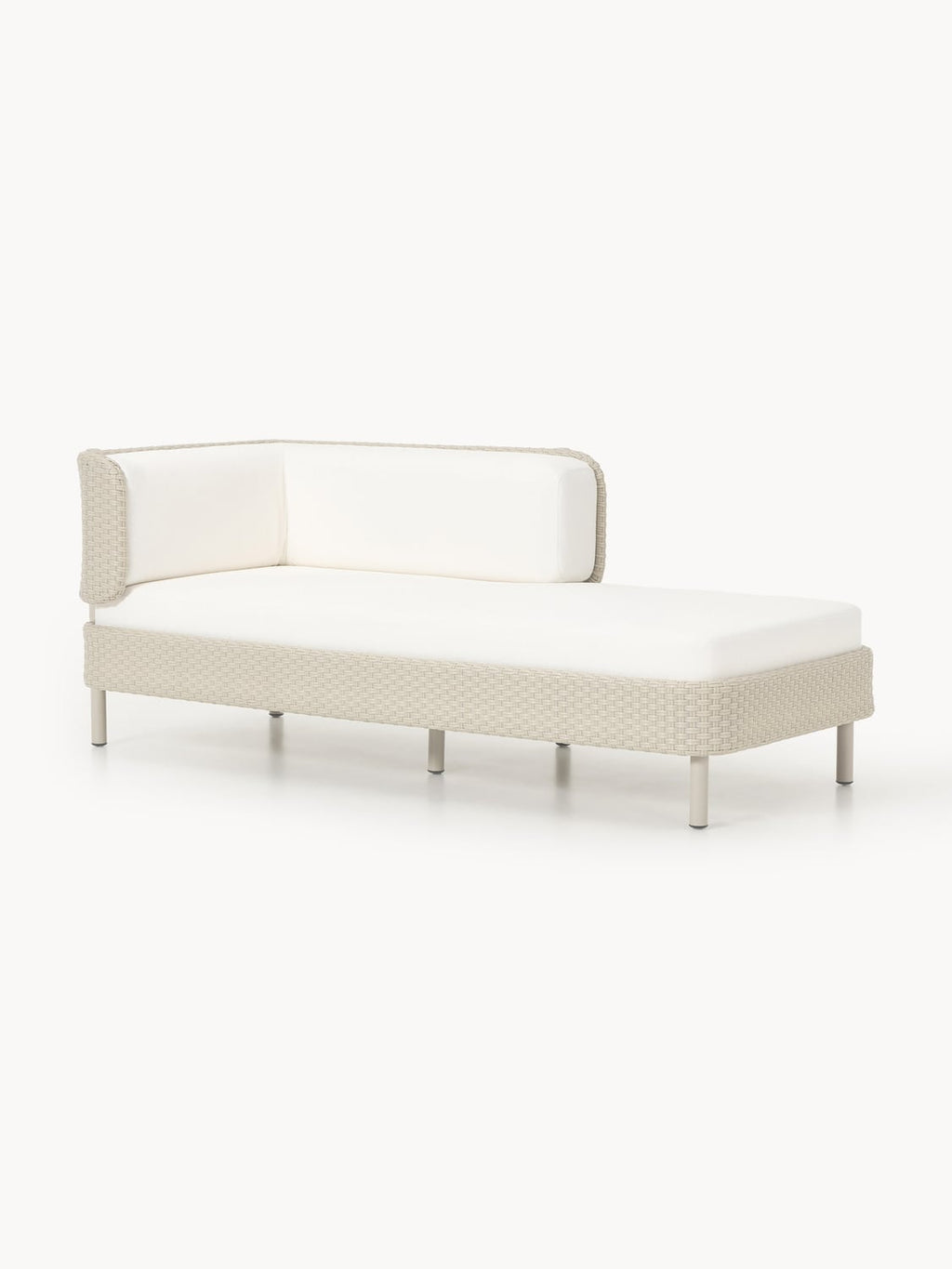 Hani Modular Garden Daybed with Protective Cover — Off-White
