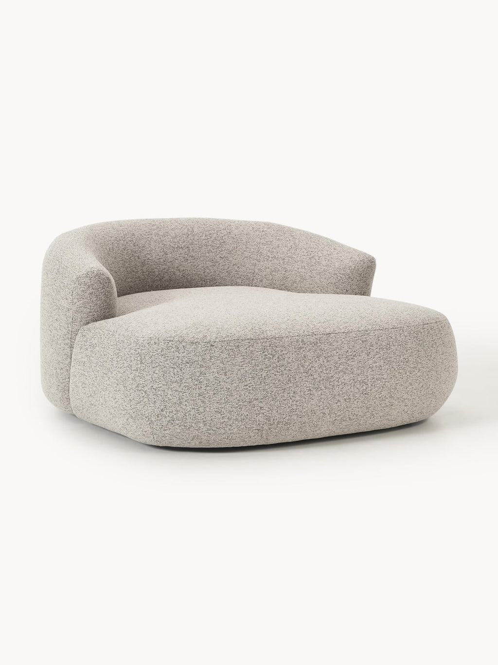 Sofia Bouclé-XL-Lounge Chair — Oatmeal