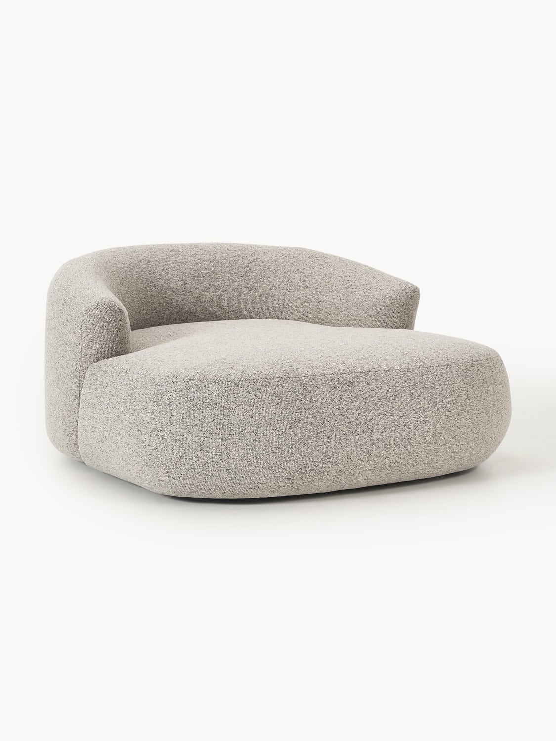 Sofia Bouclé-XL-Lounge Chair — Oatmeal