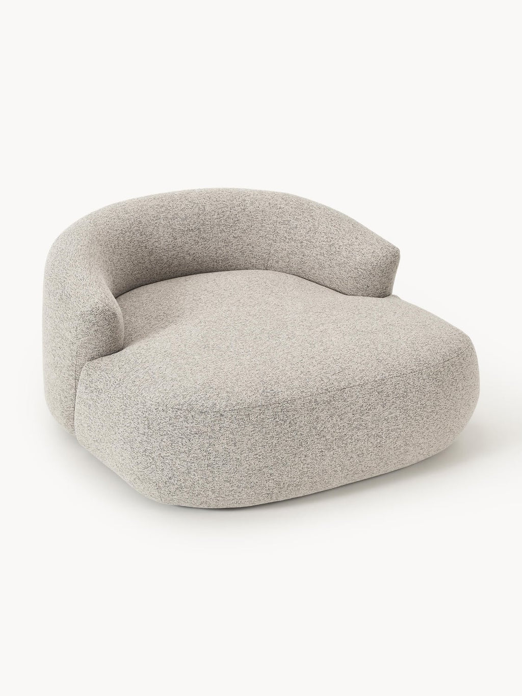 Sofia Bouclé-XL-Lounge Chair — Oatmeal