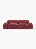 Wolke Modular Teddy Bouclé Sofa (3-seater) — Brown