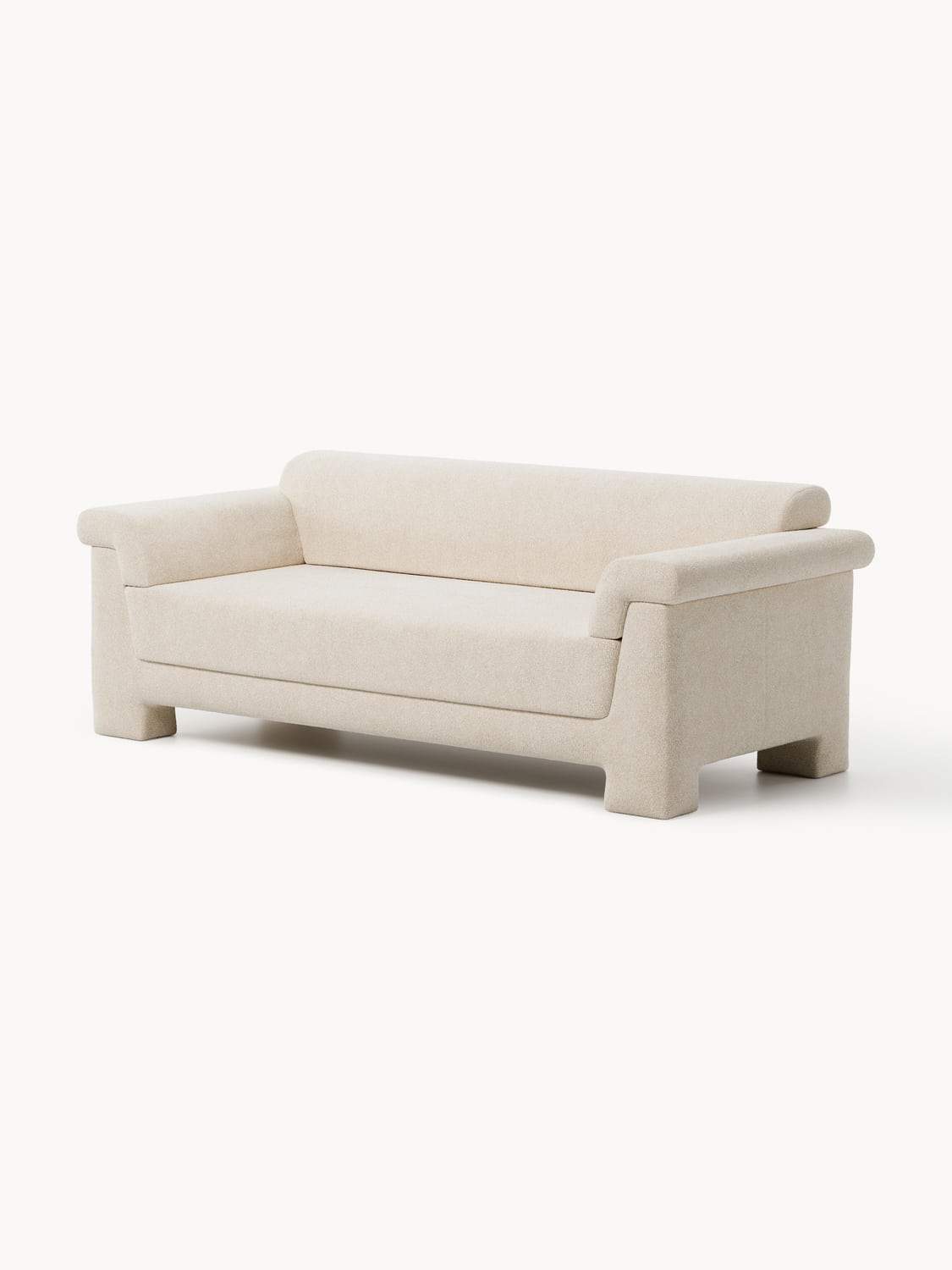 Atlas Bouclé Sofa (2-seater) — Oatmeal