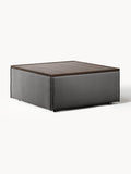Lennon Sofa Ottoman with Storage — Dark Grey