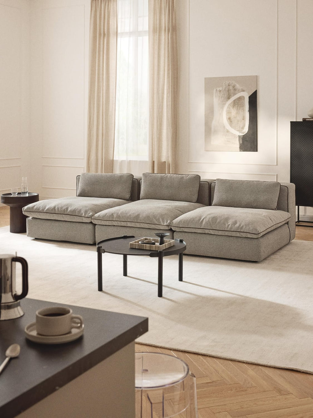 Felix Modular XL Sofa (3-seater) — Taupe