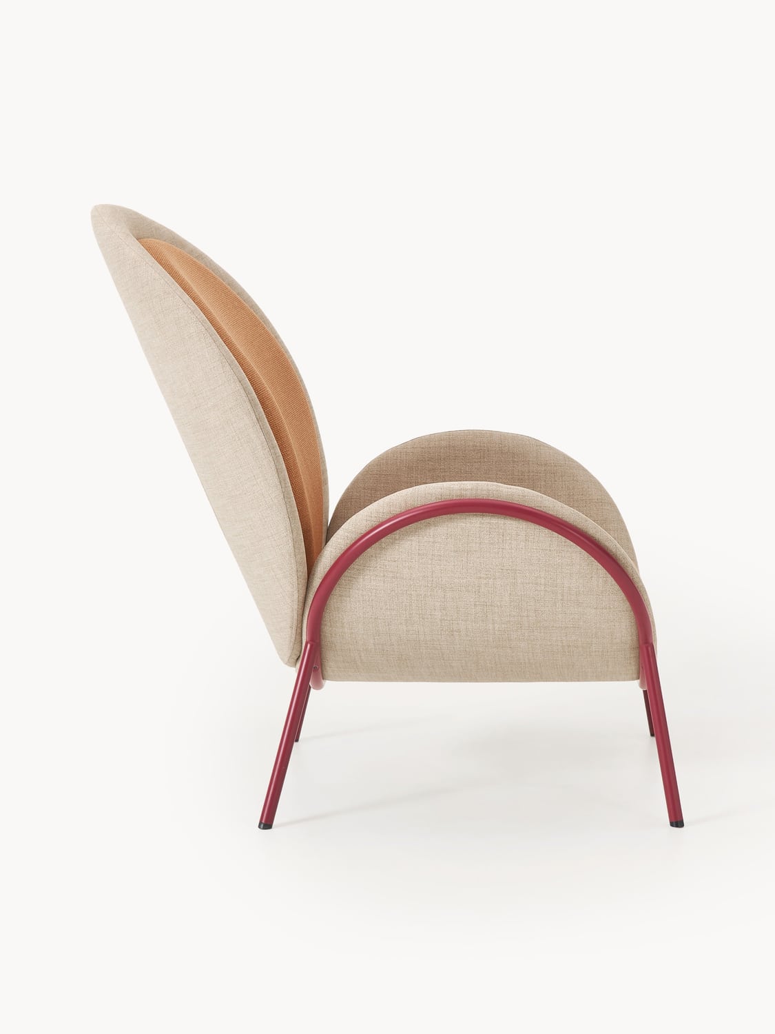 Alysa Wingback Chair — Camel