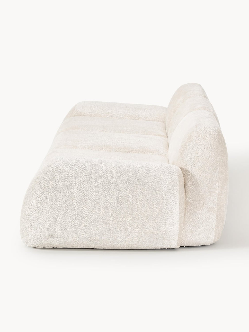 Wolke Modular Teddy Bouclé Sofa (4-seater) — Off-White