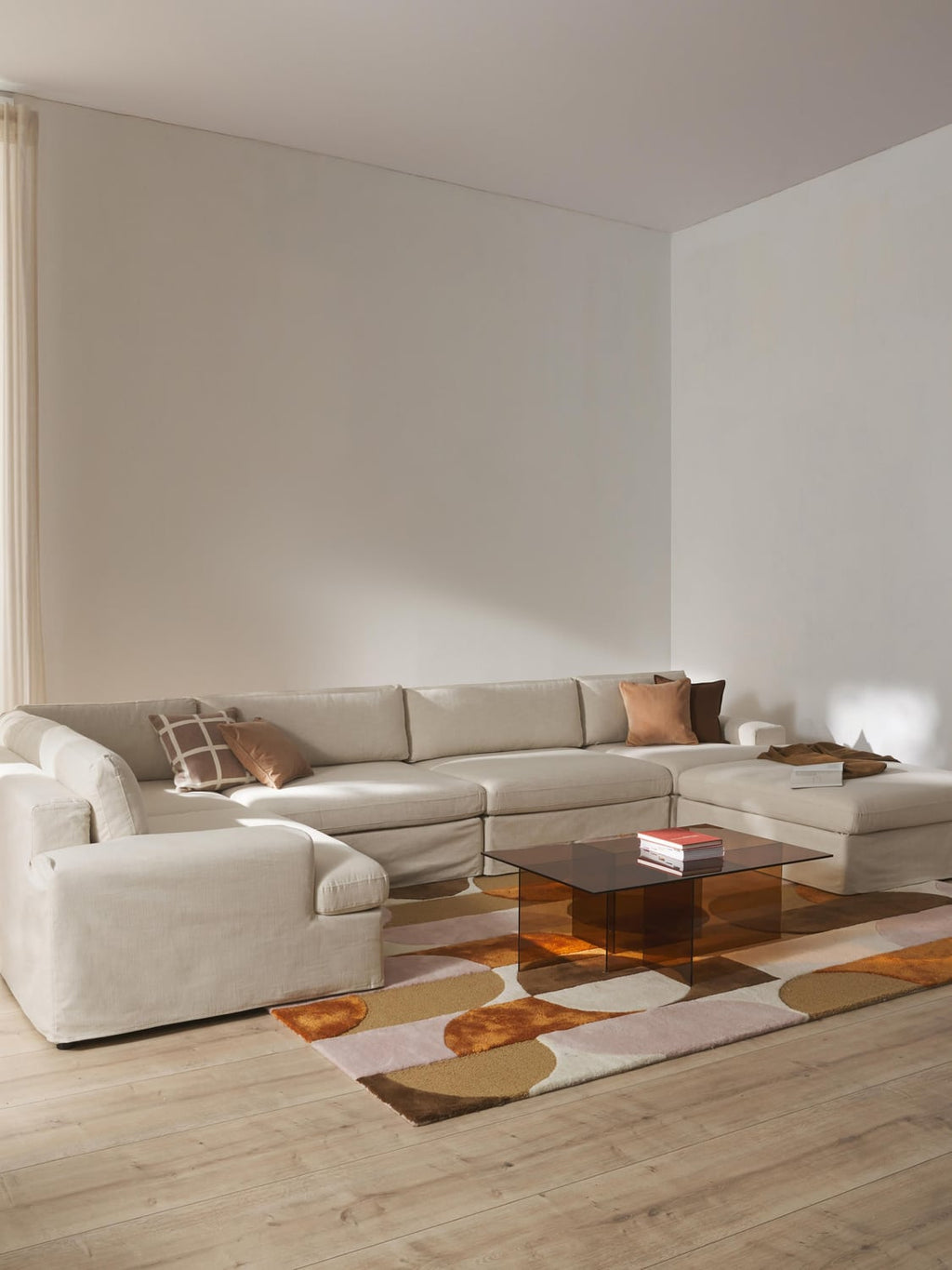 Russell Modular XL Sofa with removable covers — Off-White