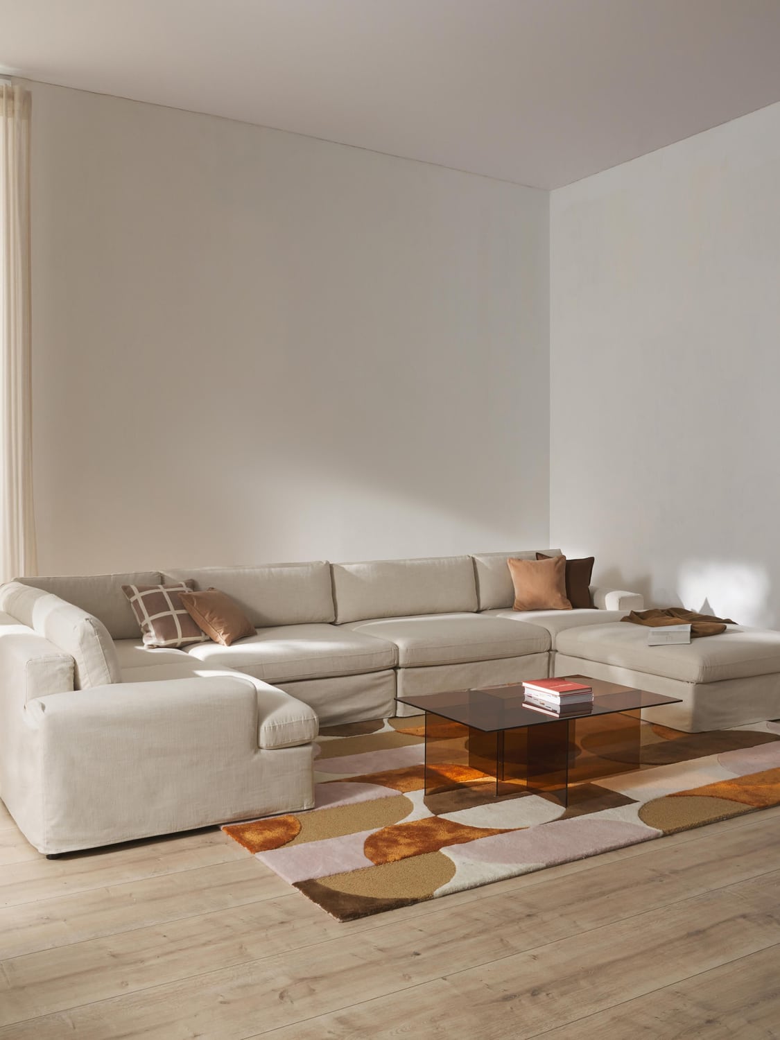 Russell Modular XL Sofa with removable covers — Off-White