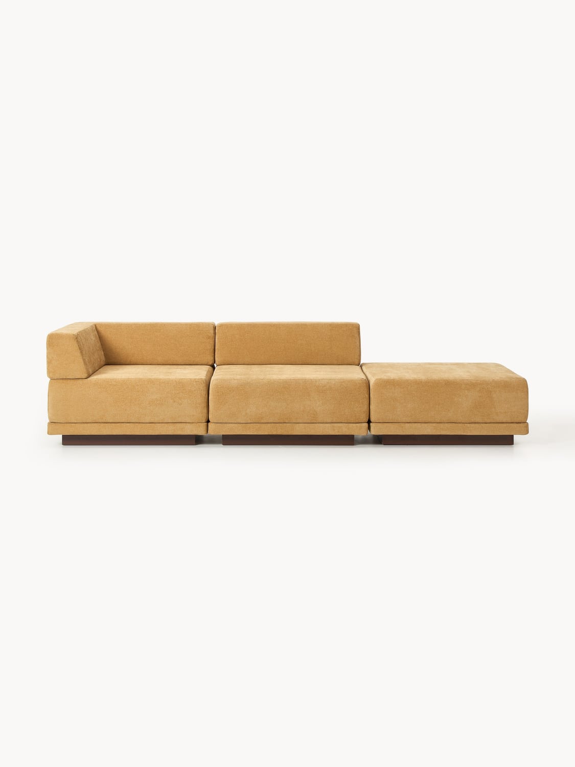 Colin Modular Sofa (4-seater) with Ottoman — Camel