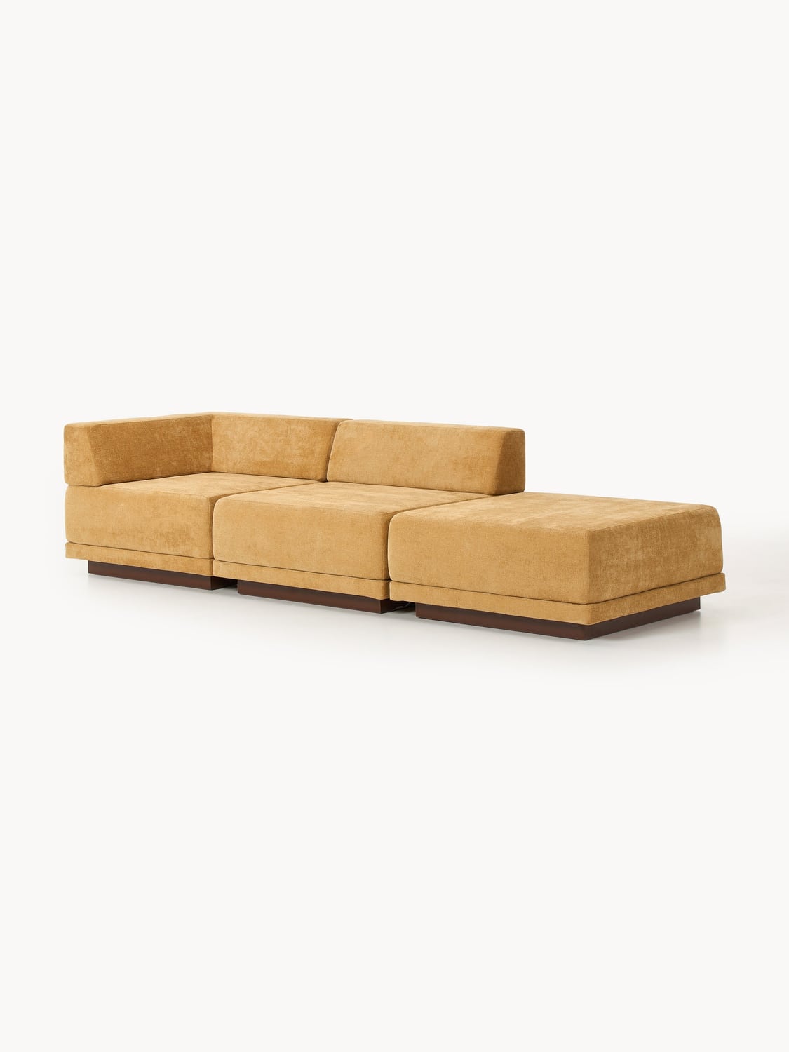 Colin Modular Sofa (4-seater) with Ottoman — Camel