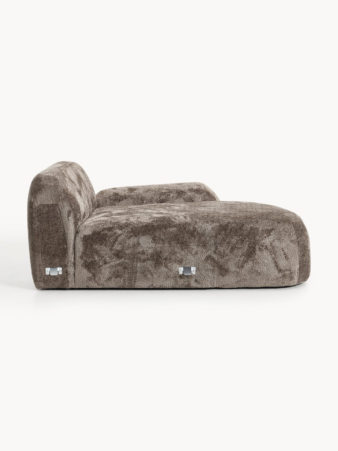 Wolke Teddy Bouclé-Chaise — Slate Grey