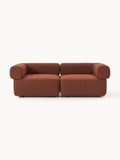 Anton Modular Bouclé Sofa (3-seater) — Brown