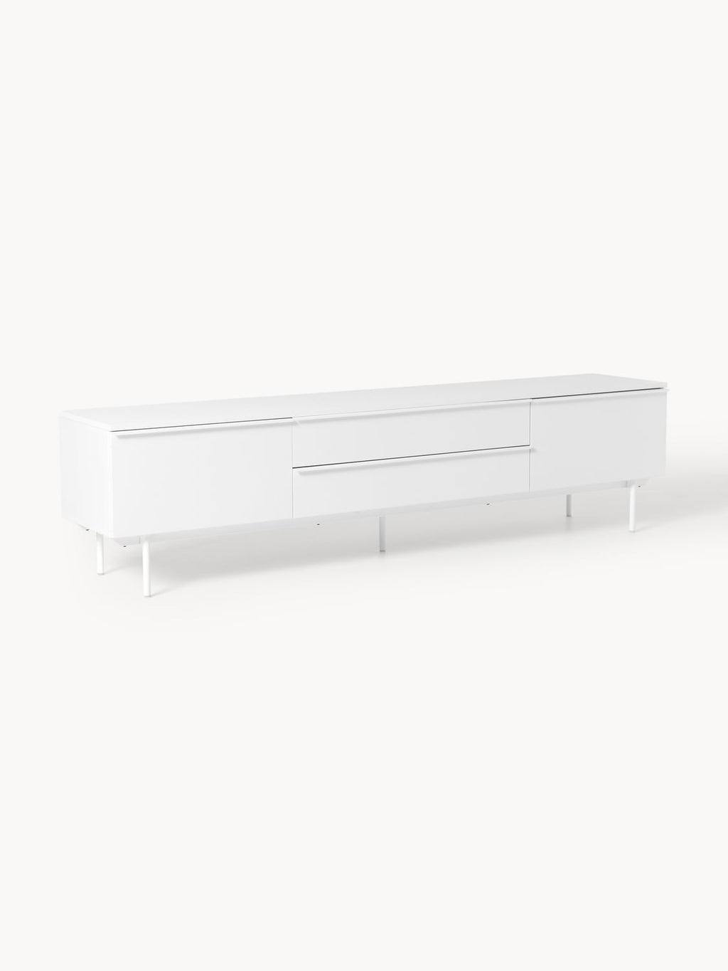 Elona Large Wood-Lowboard — Off-White