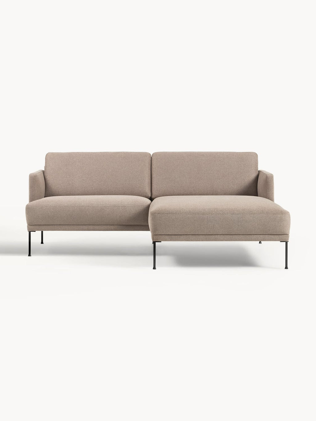 Fluente Small Corner Sofa — Warm Grey