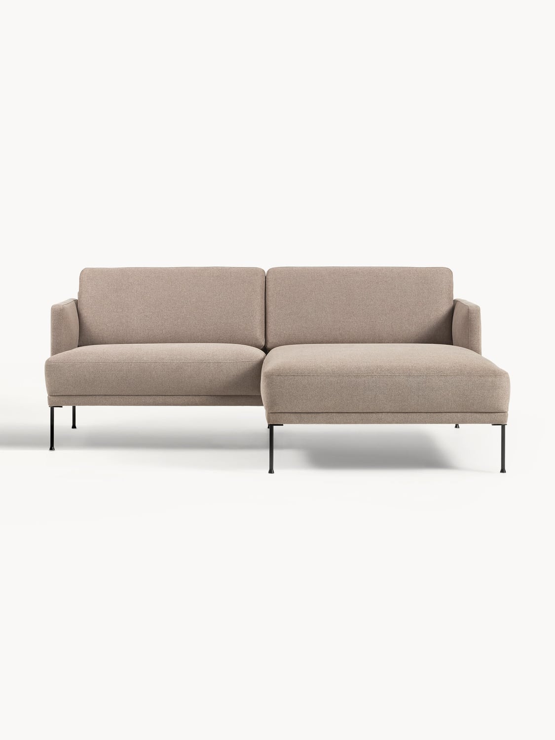 Fluente Small Corner Sofa — Warm Grey