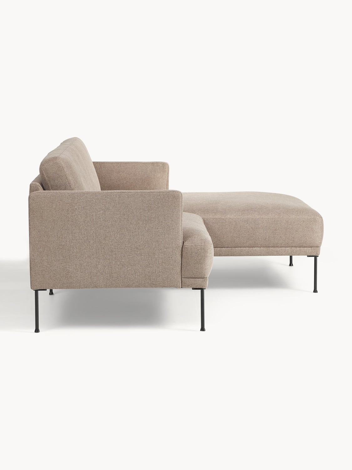 Fluente Small Corner Sofa — Warm Grey