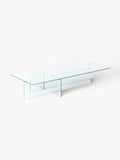 Anouk Large Glass-Coffee Table, B 160 cm — Off-White