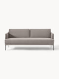 Fluente Velvet-Sofa (3-seater) — Grey