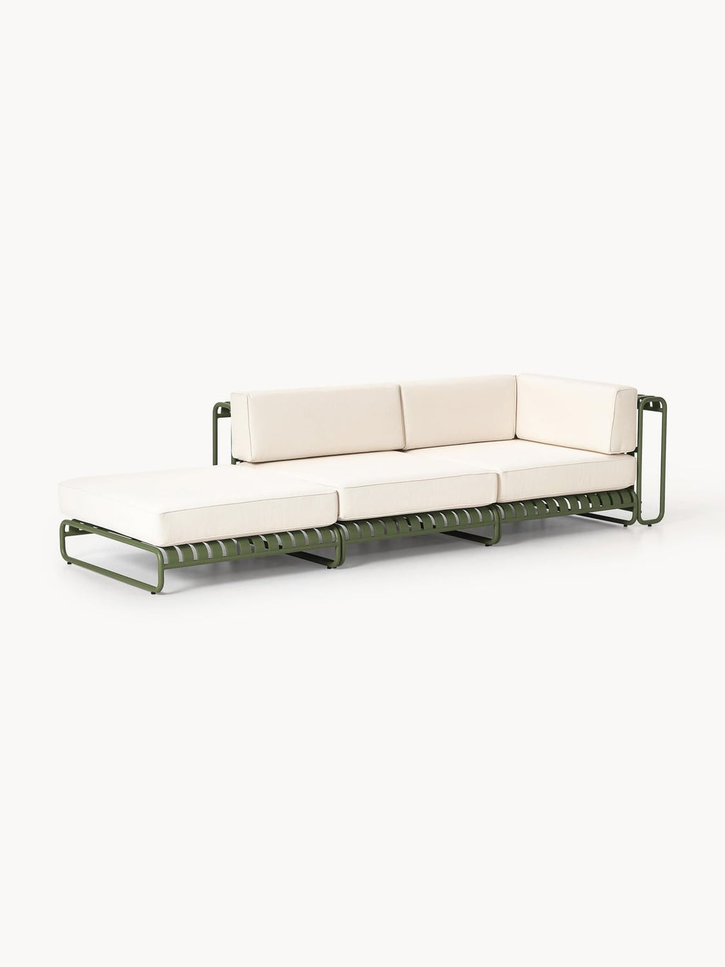 Caio Modular Garden Lounge Sofa — Light Grey