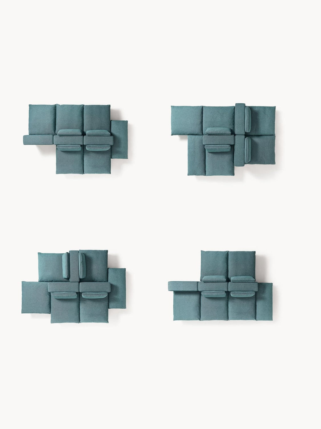 Felix Modular XL Sofa — Teal