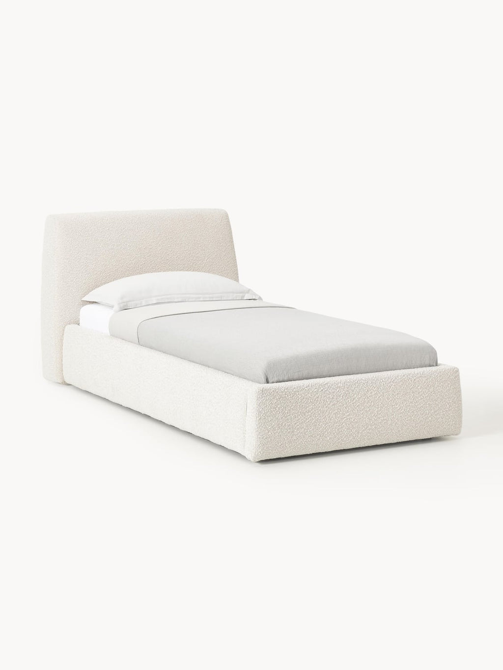 Cloud Bouclé-Single Bed — Off-White