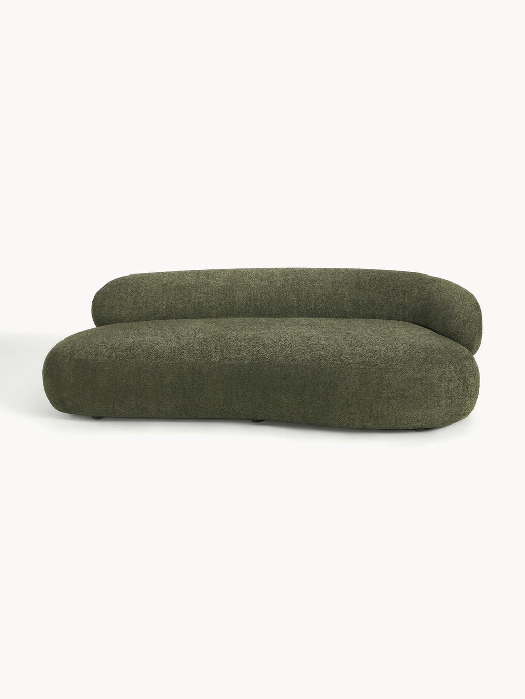 Alba Sofa (3-seater) in Teddy Bouclé — Green