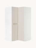 Charlotte Modular Corner Wardrobe, 115 cm Width — Light Grey