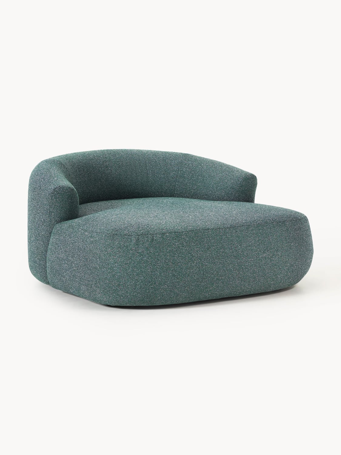 Sofia Bouclé-XL-Lounge Chair — Dark Grey