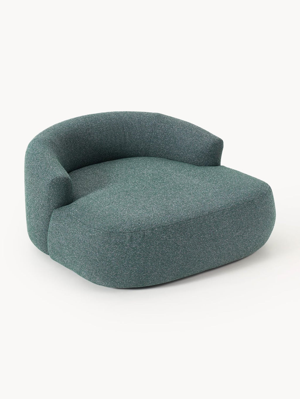 Sofia Bouclé-XL-Lounge Chair — Dark Grey