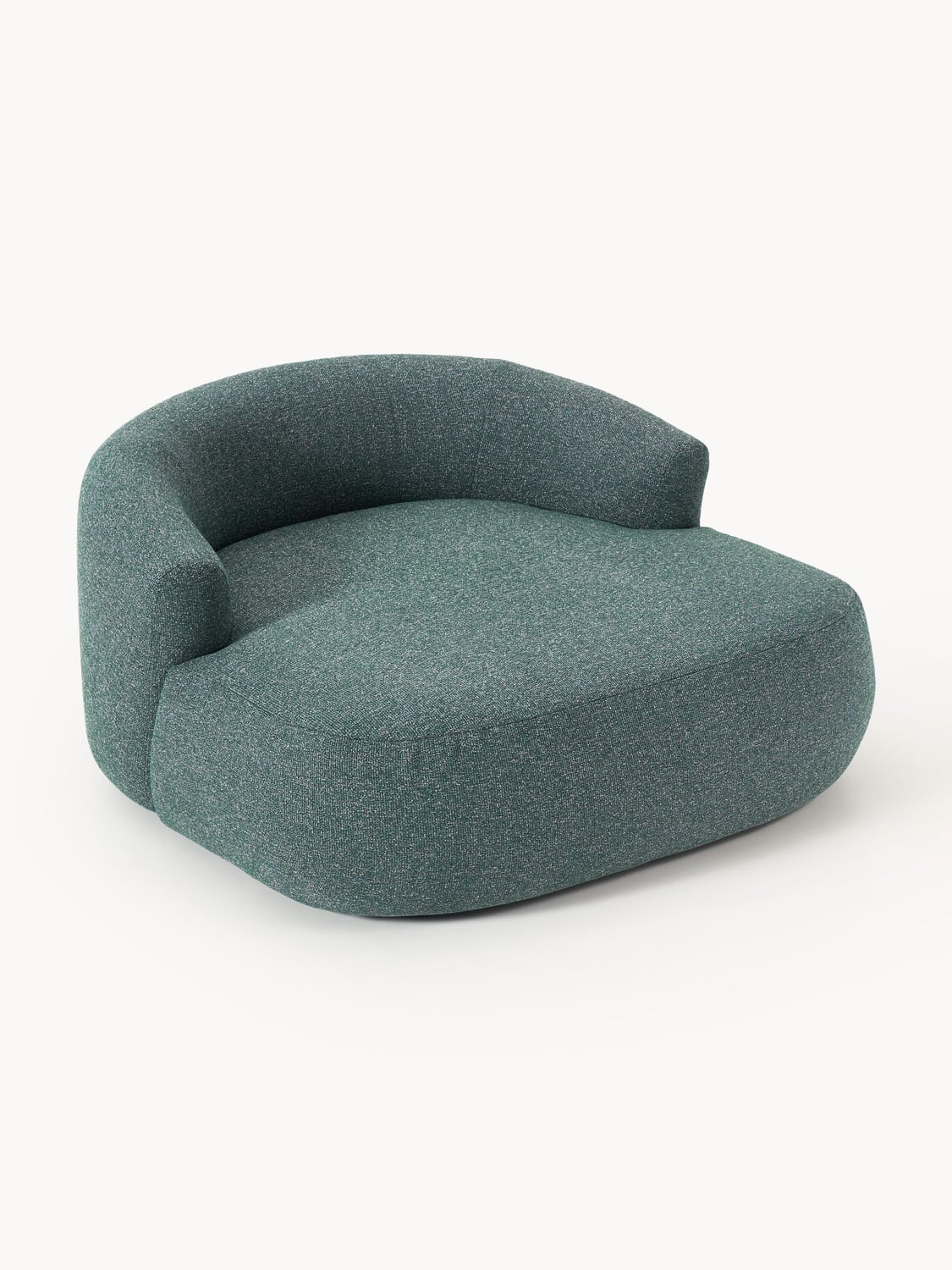 Sofia Bouclé-XL-Lounge Chair — Dark Grey