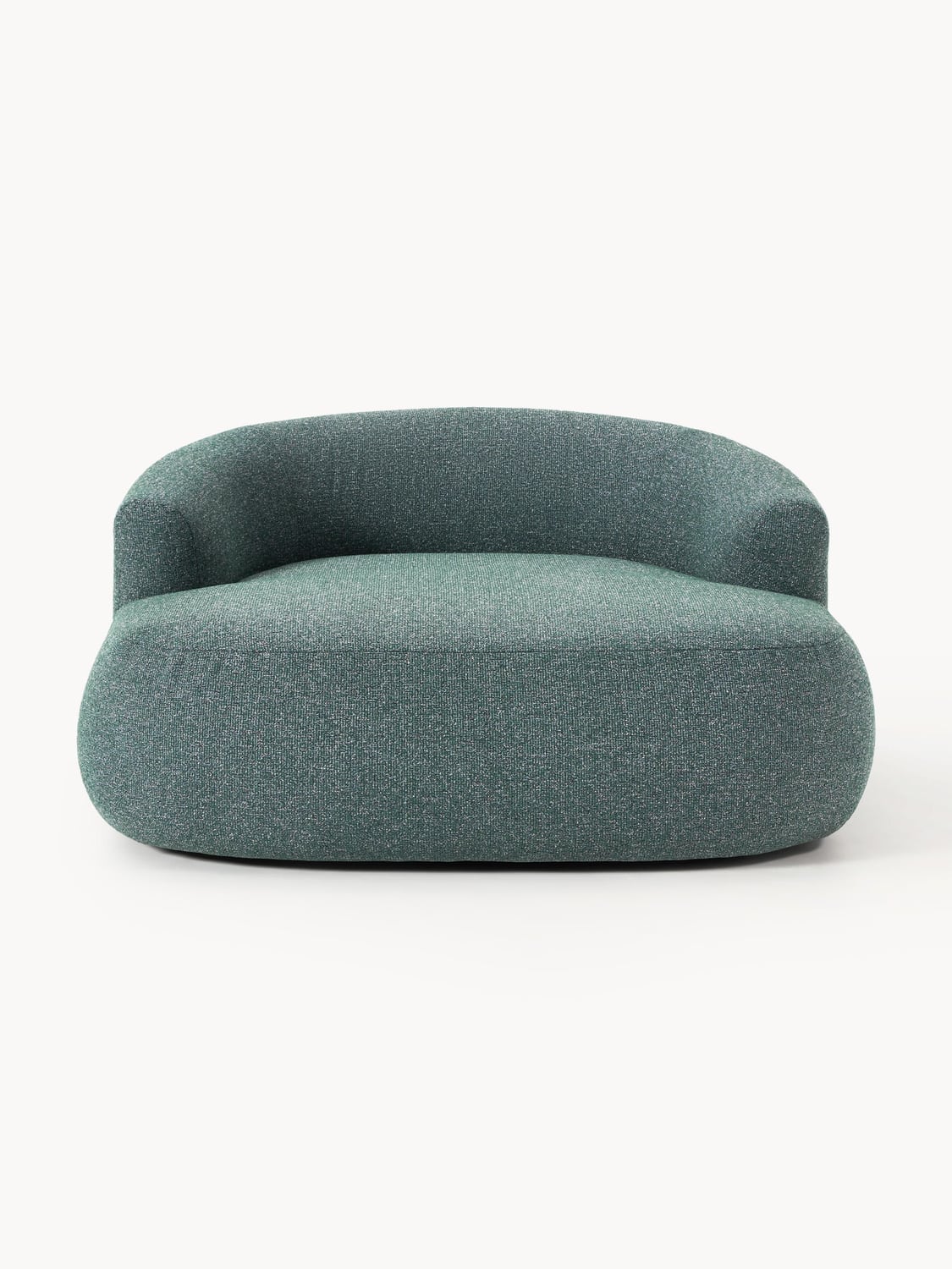 Sofia Bouclé-XL-Lounge Chair — Dark Grey