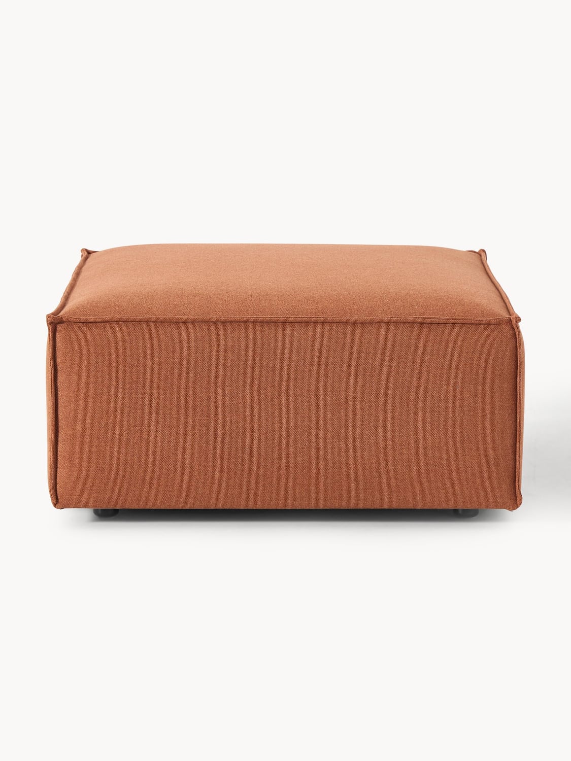 Lennon Sofa Ottoman — Terracotta