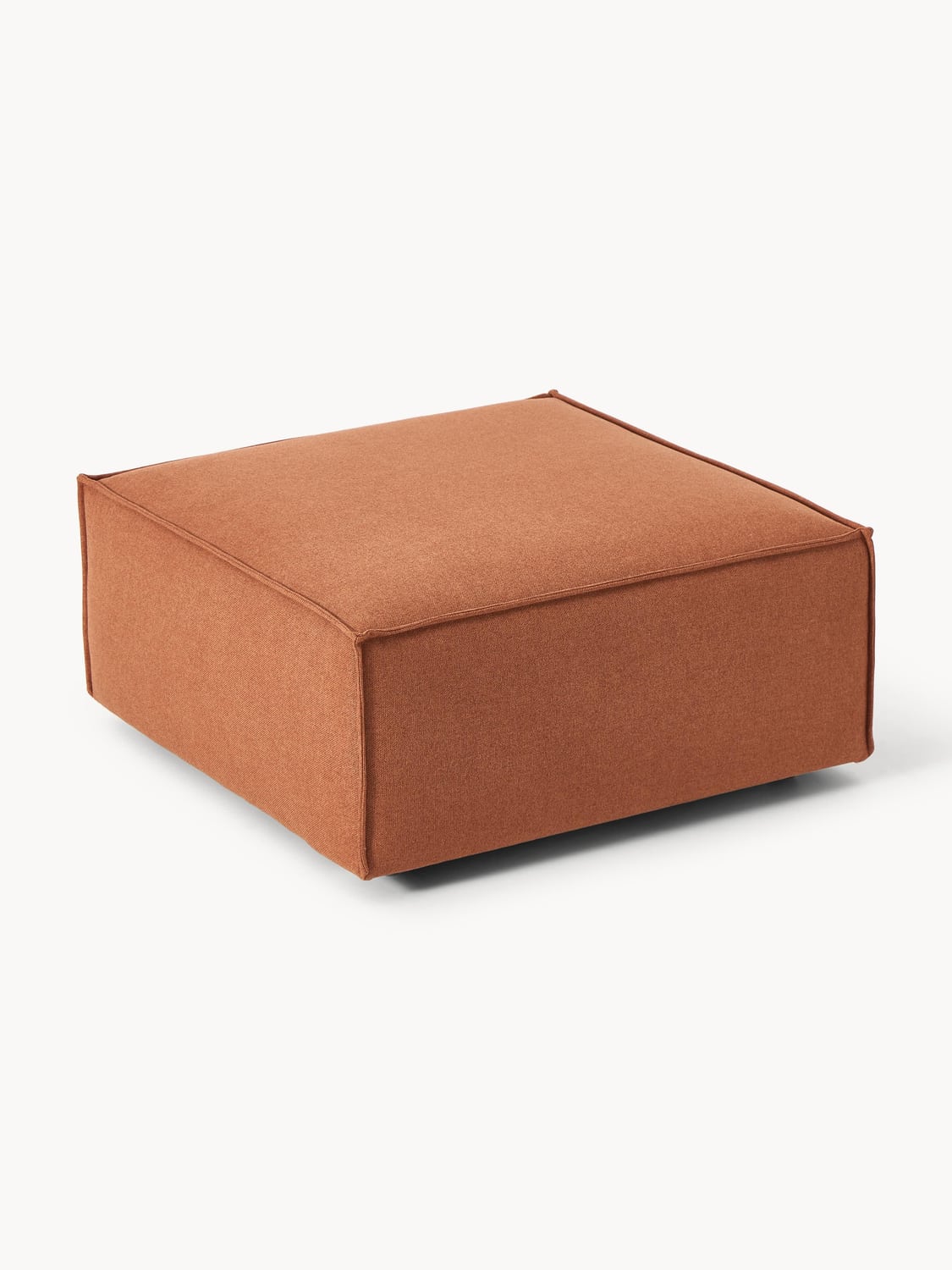 Lennon Sofa Ottoman — Terracotta