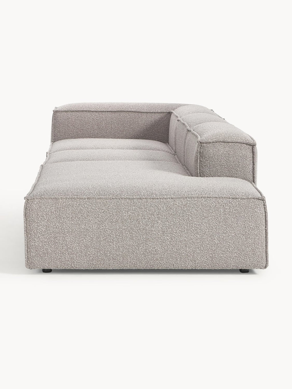 Lennon Modular XL Ottoman in Bouclé — Lilac