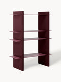 Rami Shelving Unit with Metal Elements — Dark Grey