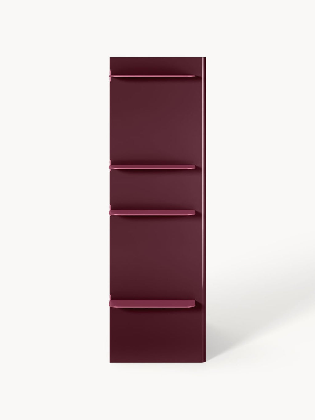 Rami Shelving Unit with Metal Elements — Dark Grey