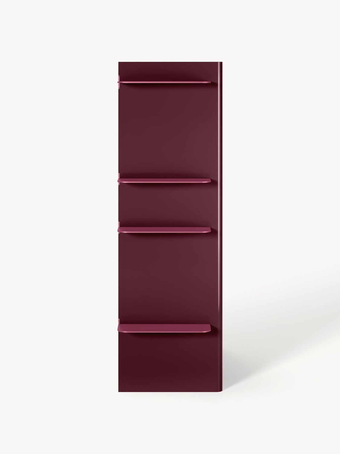 Rami Shelving Unit with Metal Elements — Dark Grey