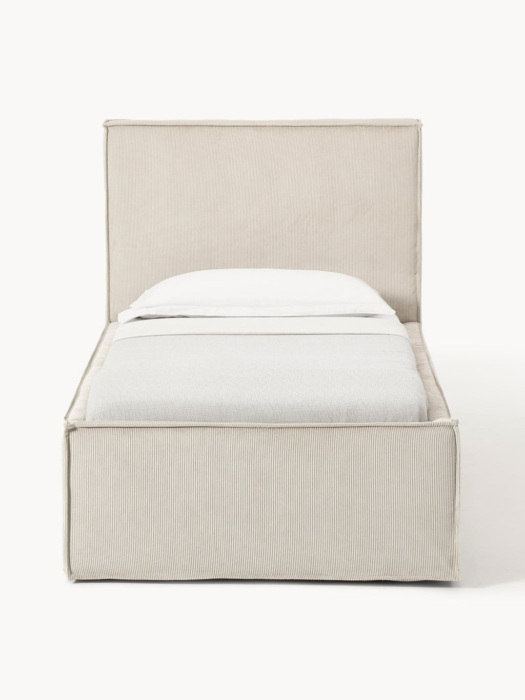 Dream Corduroy-Single Bed — Off-White