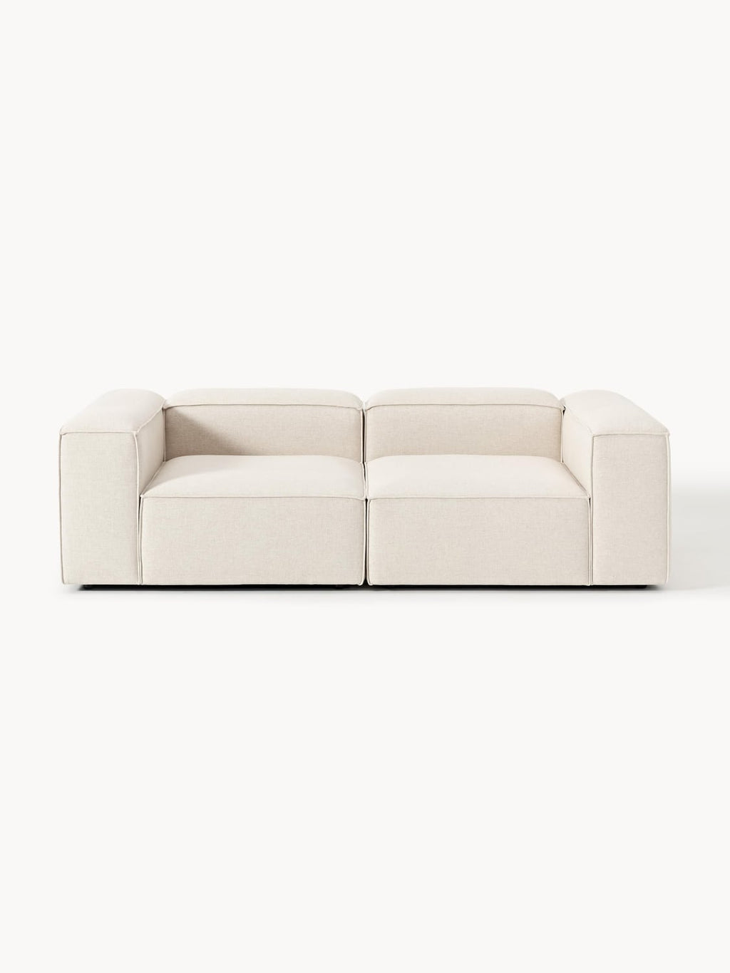 Lennon Modular Sofa (3-seater) in Linen Blend — Off-White