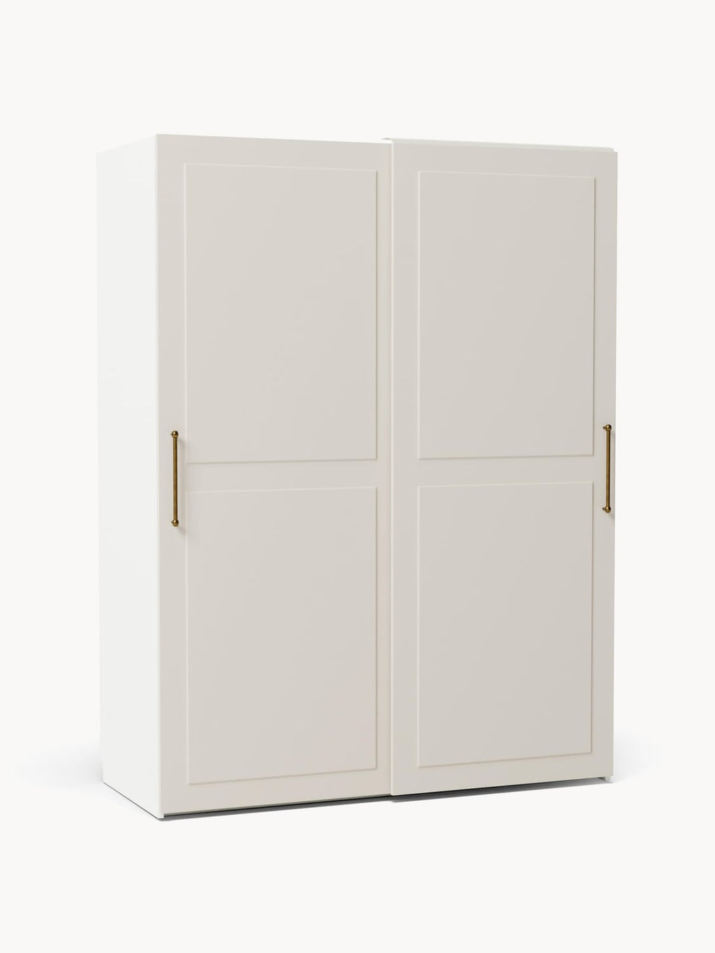 Charlotte Modular Sliding-Door Wardrobe, 150 cm Width, in various sizes — Light Grey