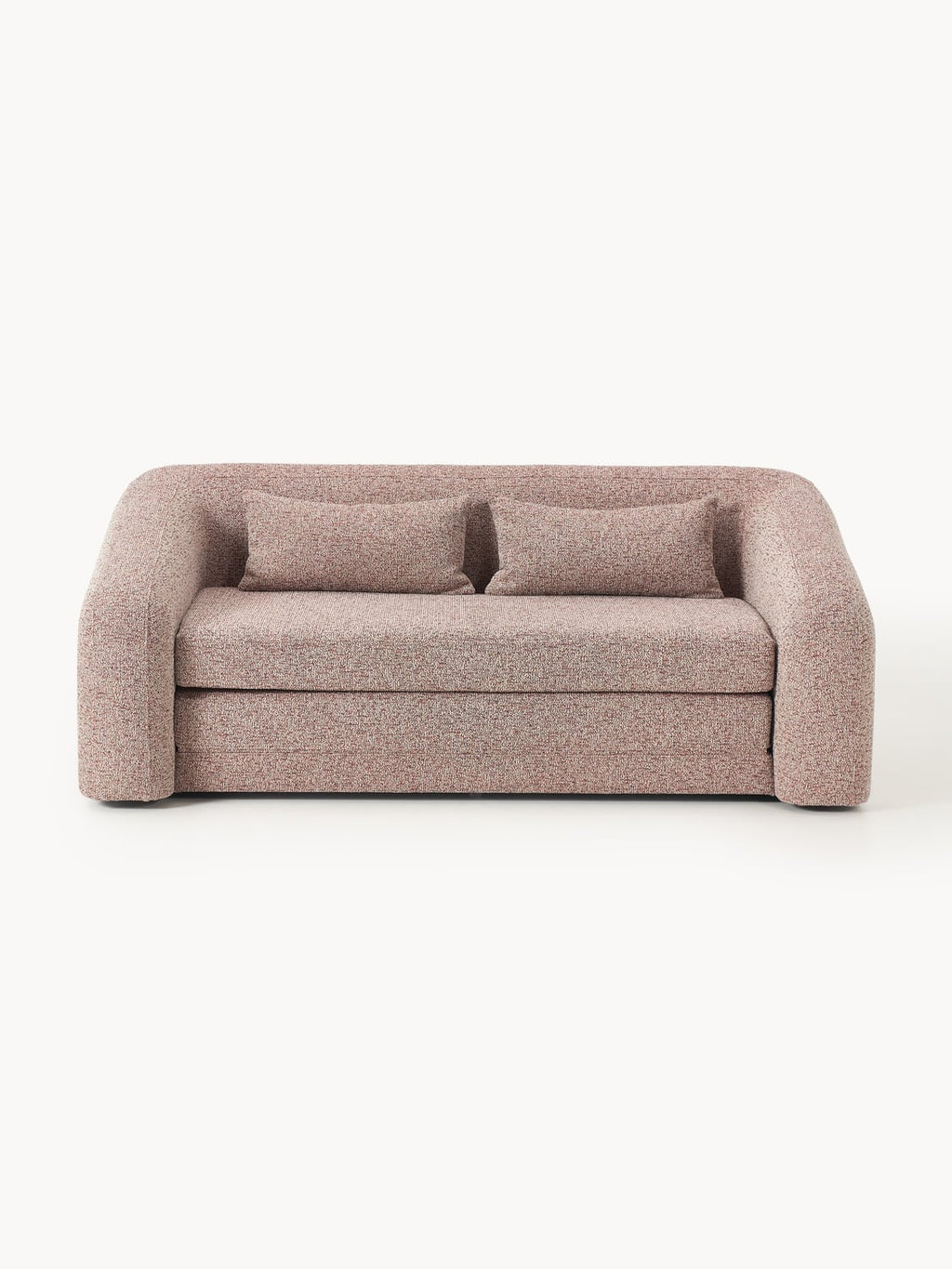 Eliot Bouclé-Sofa Bed (2-seater) — Warm Grey