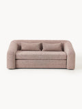 Eliot Bouclé-Sofa Bed (2-seater) — Warm Grey