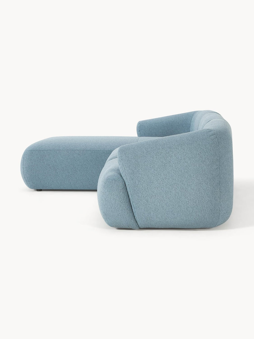 Sofia Modular Bouclé Corner Sofa (3-seater) — Grey