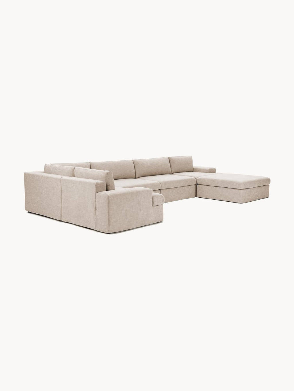 Russell Modular XL Sofa with removable covers — Oatmeal