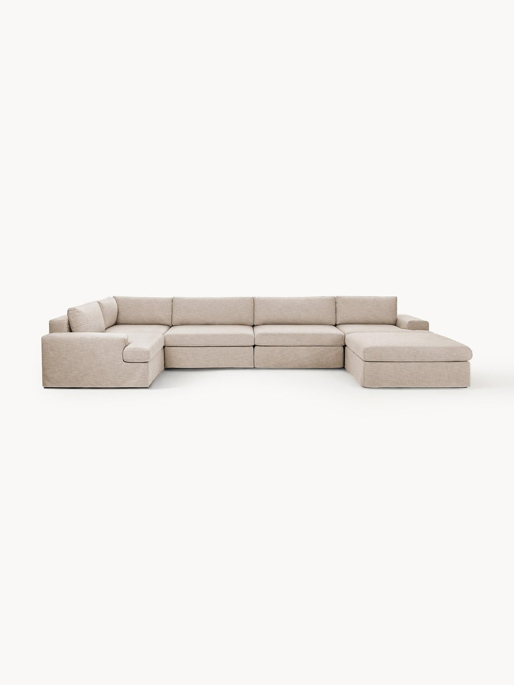 Russell Modular XL Sofa with removable covers — Oatmeal