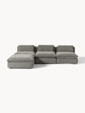 Felix Modular XL Sofa with Ottoman (left/right) — Taupe