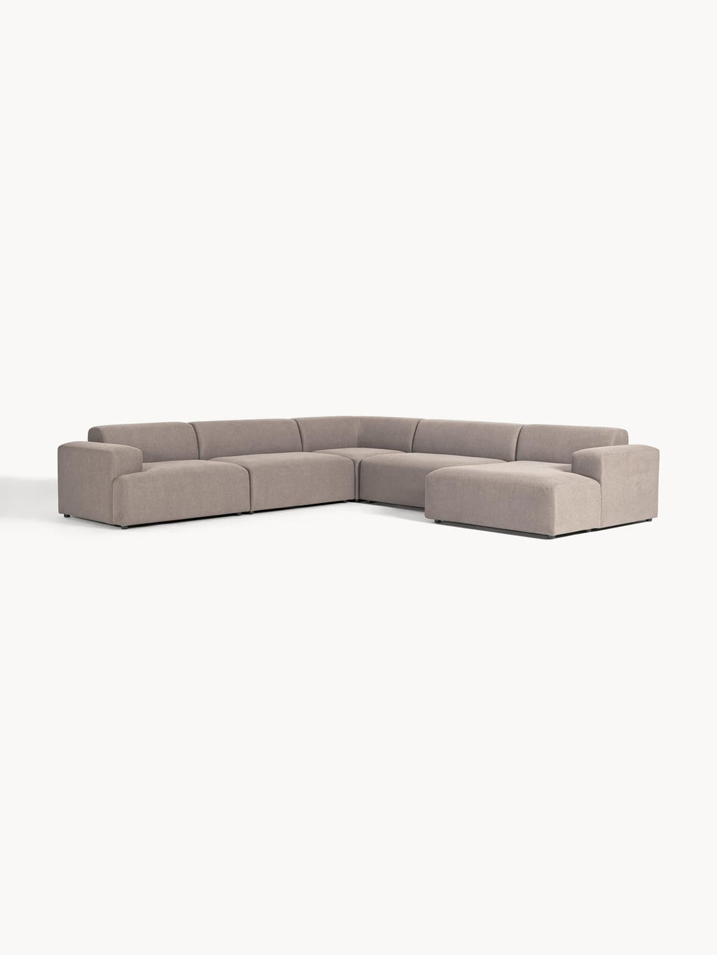 Melva XL Corner Sofa — Warm Grey